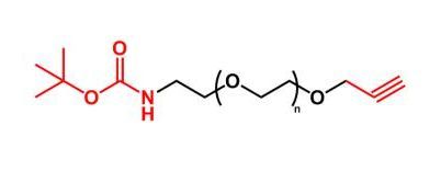 叔丁氧羰基聚乙二醇炔 BOC-NH-PEG-Alkyne