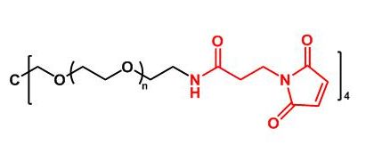 四臂聚乙二醇马来酰亚胺 4ARM-PEG-MAL