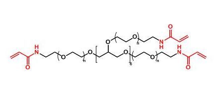 八臂聚乙二醇丙烯酰胺 8ARM-PEG-ACA