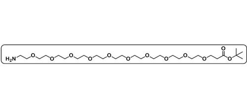 Amine-PEG10-COOtBu，1818294-42-6