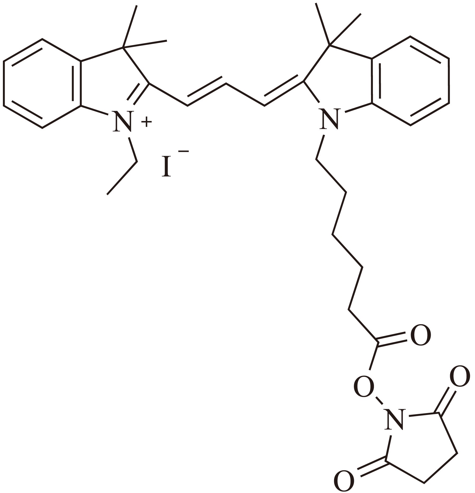 Sulfo-Cy5.5-E SE（Sulfo-Cy5.5-E 琥珀酰亚胺酯） 货号:               C5072  规格:               1mg