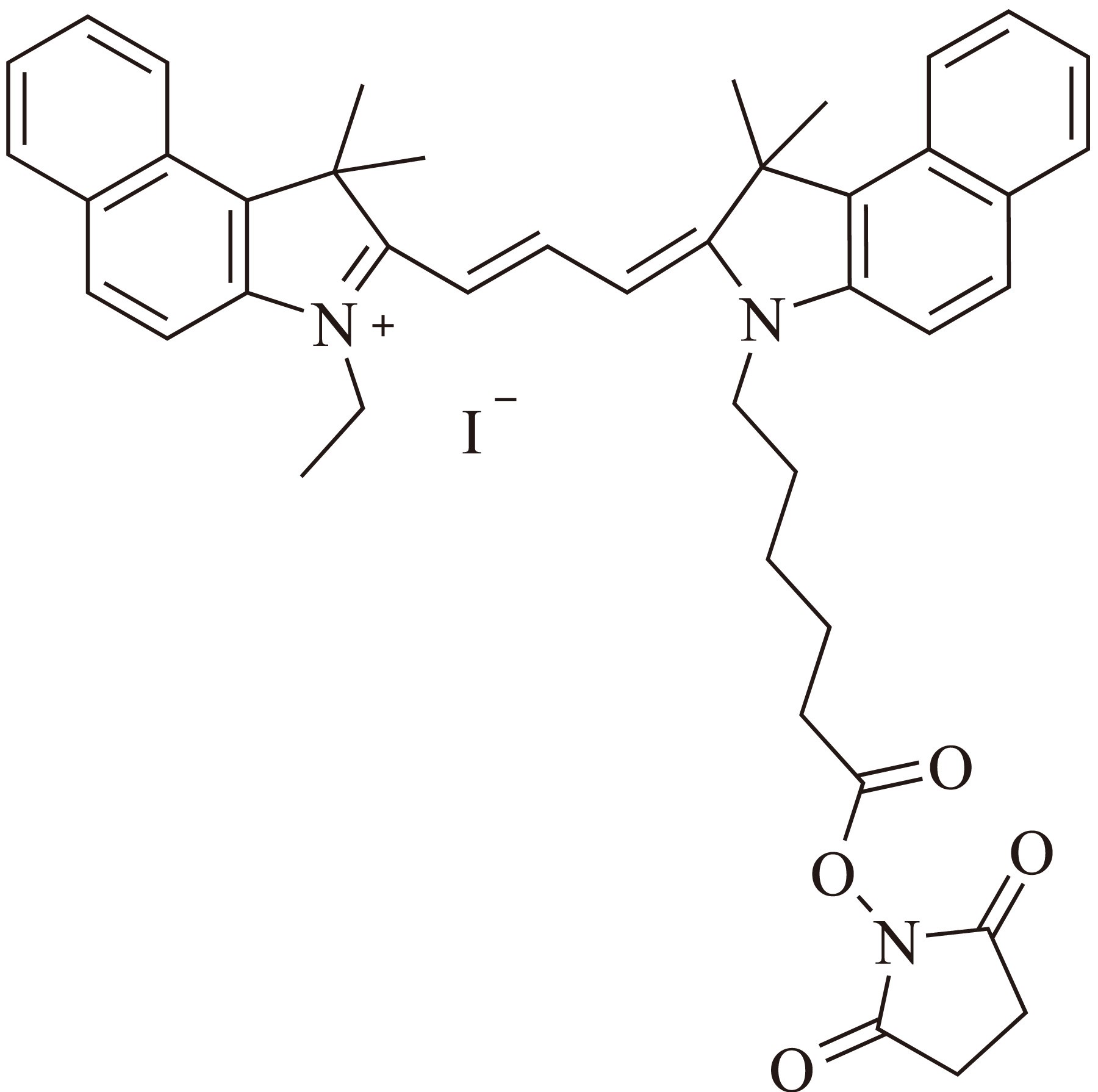 Sulfo-Cy5.5-E SE（Sulfo-Cy5.5-E 琥珀酰亚胺酯） 货号:               C5072  规格:               1mg