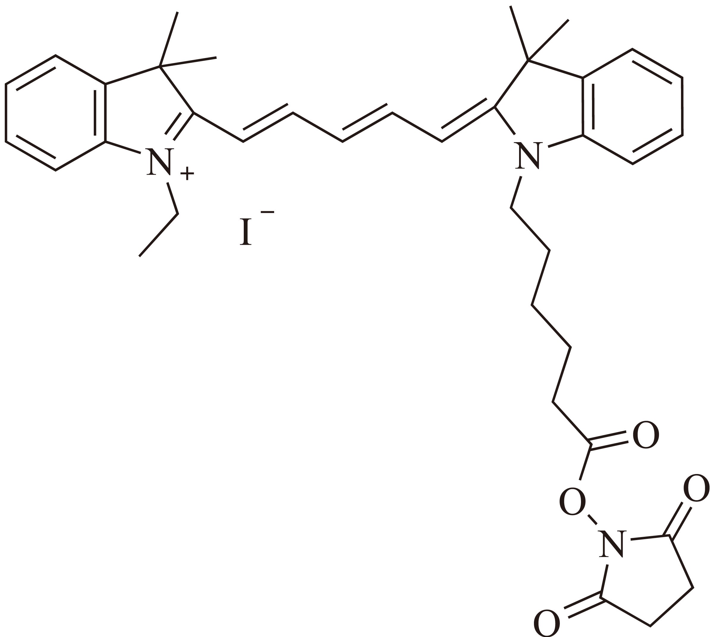 Sulfo-Cy5.5-E SE（Sulfo-Cy5.5-E 琥珀酰亚胺酯） 货号:               C5072  规格:               1mg