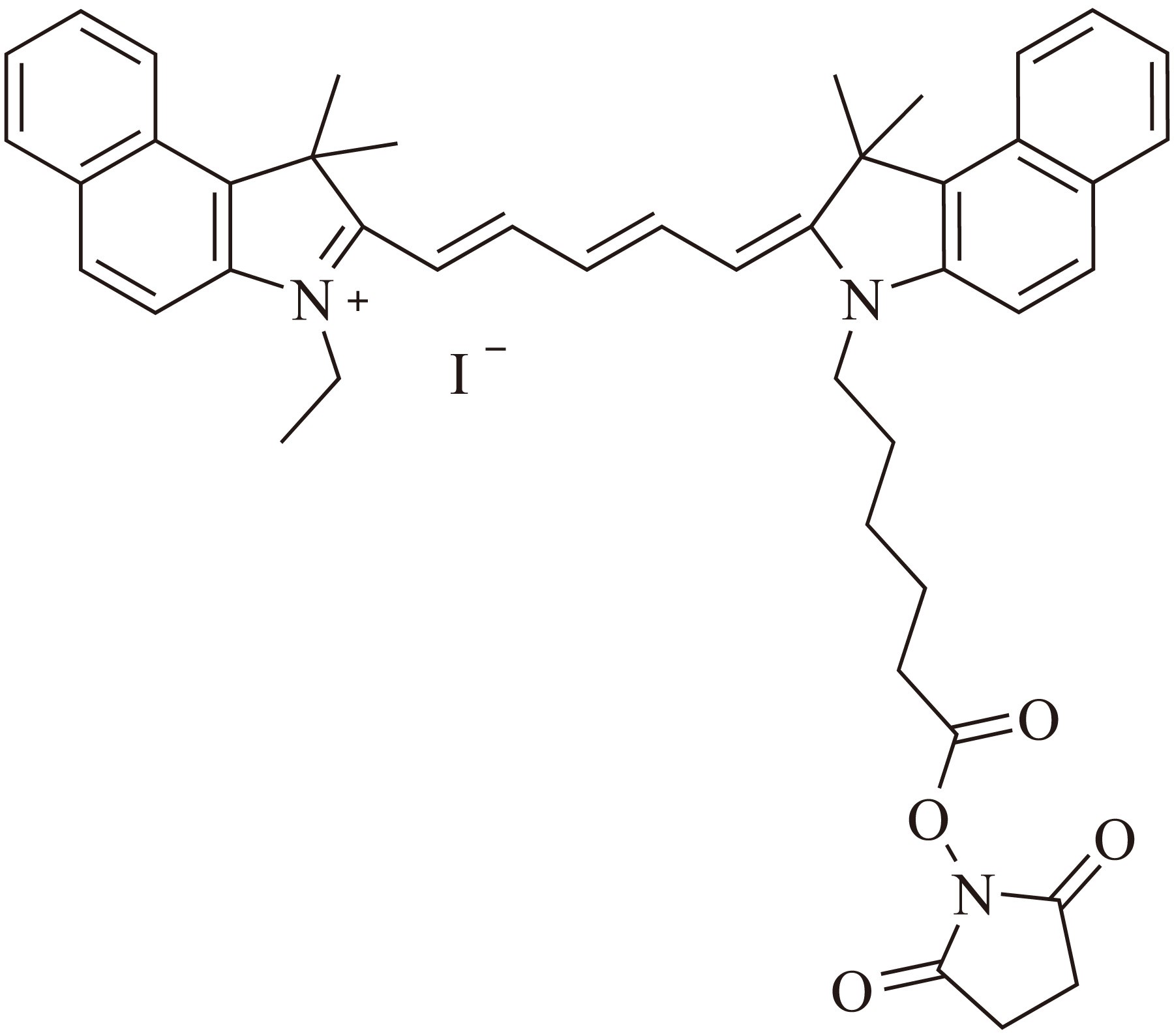 Sulfo-Cy5.5-E SE（Sulfo-Cy5.5-E 琥珀酰亚胺酯） 货号:               C5072  规格:               1mg